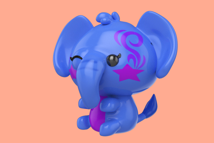 Eli Elephant Collectible Crushie Toy